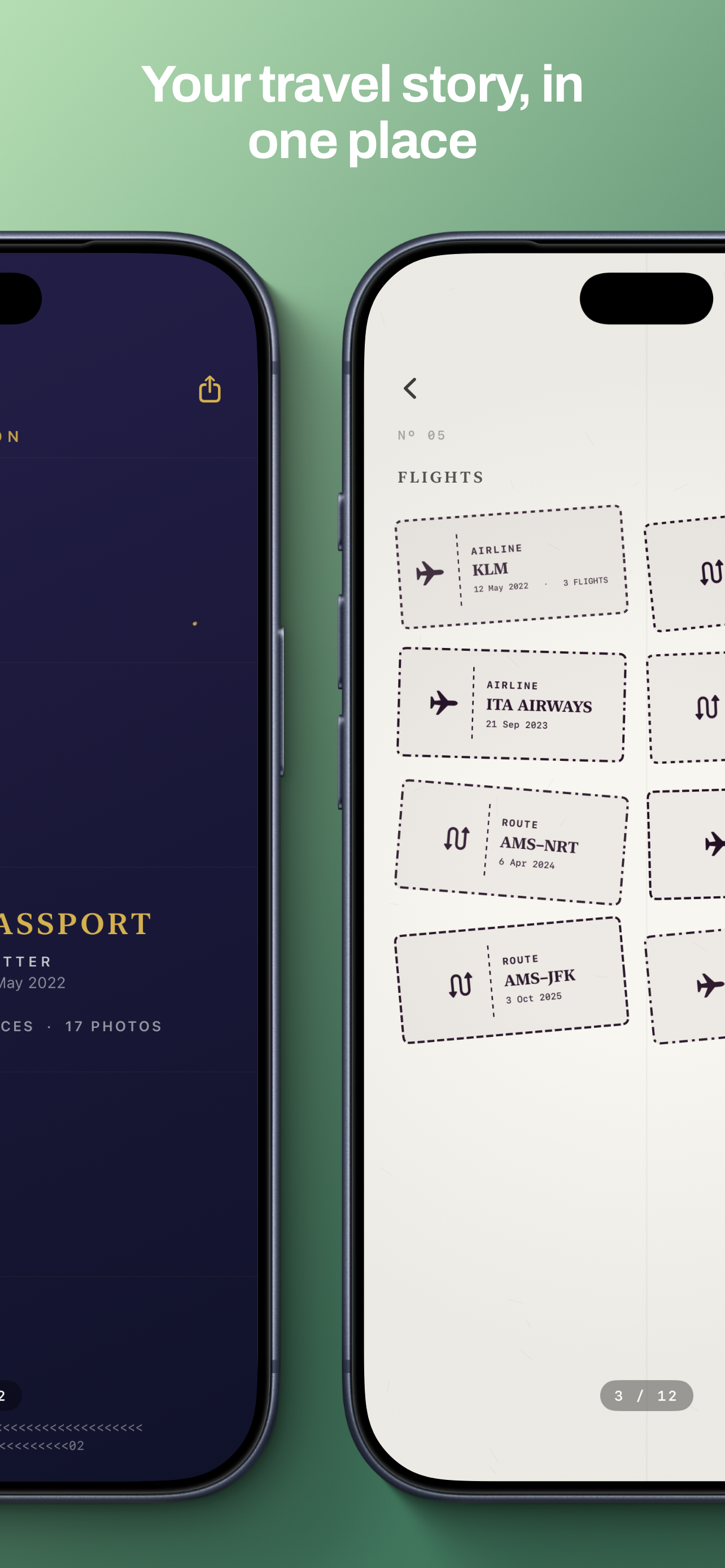Maveon passport screen
