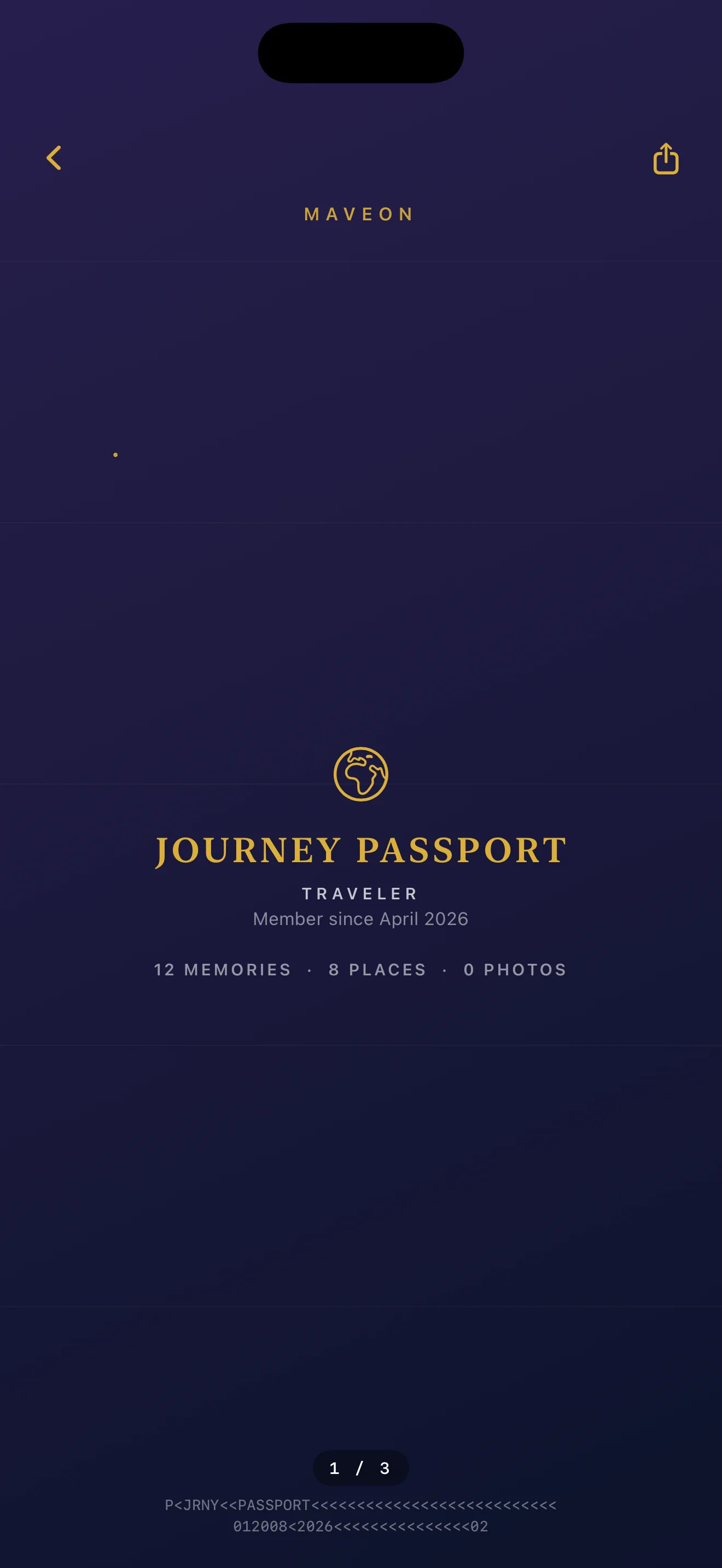 Passport screen preview
